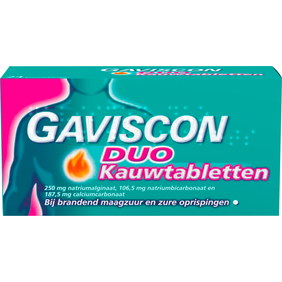 Gaviscon DUO Maagzuurremmer Kauwtabletten 24 stuks