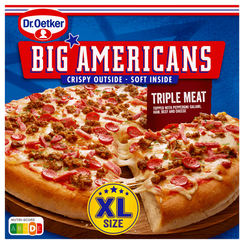 Dr. Oetker Big Americans pizza XL triple meat