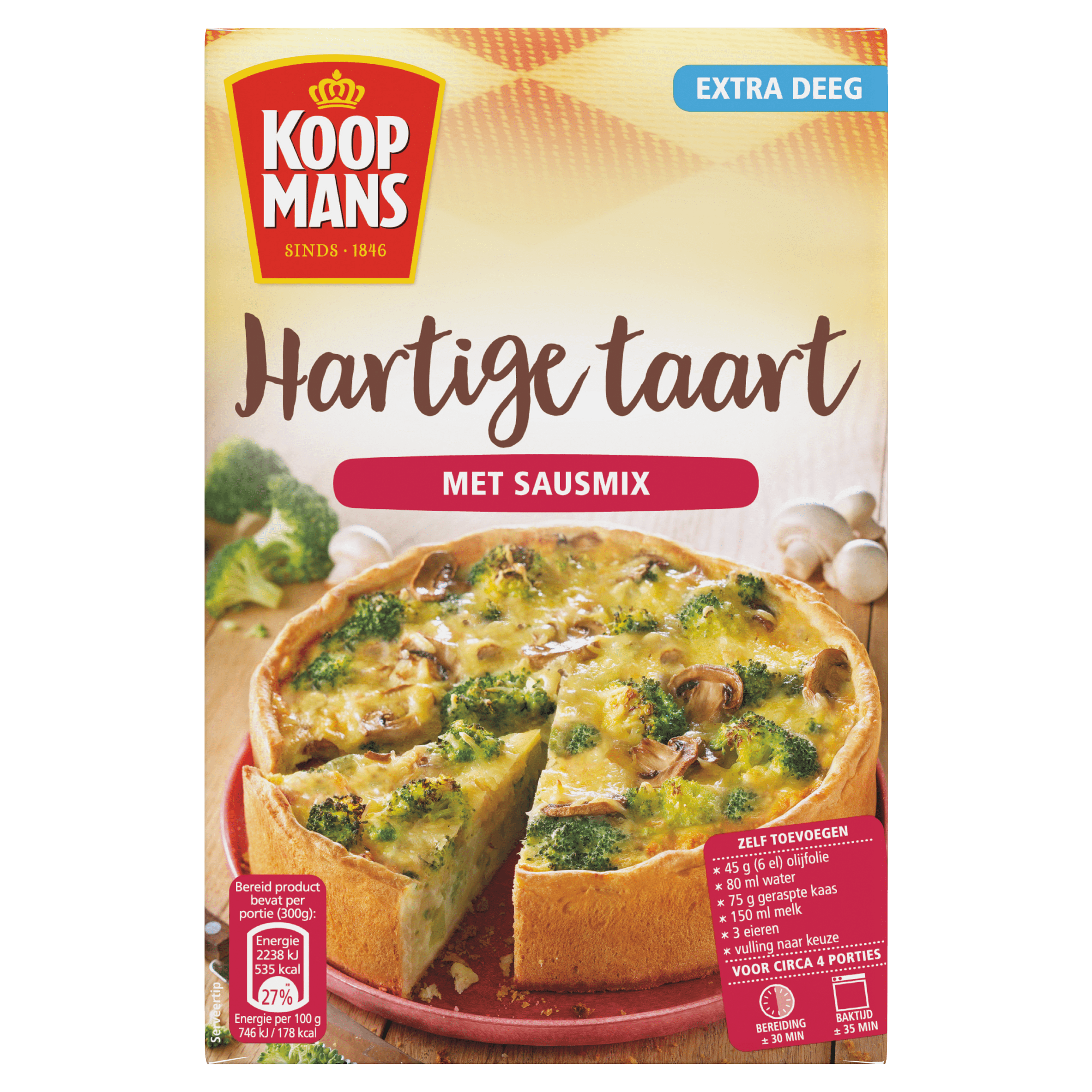 Koopmans Hartige taartmix