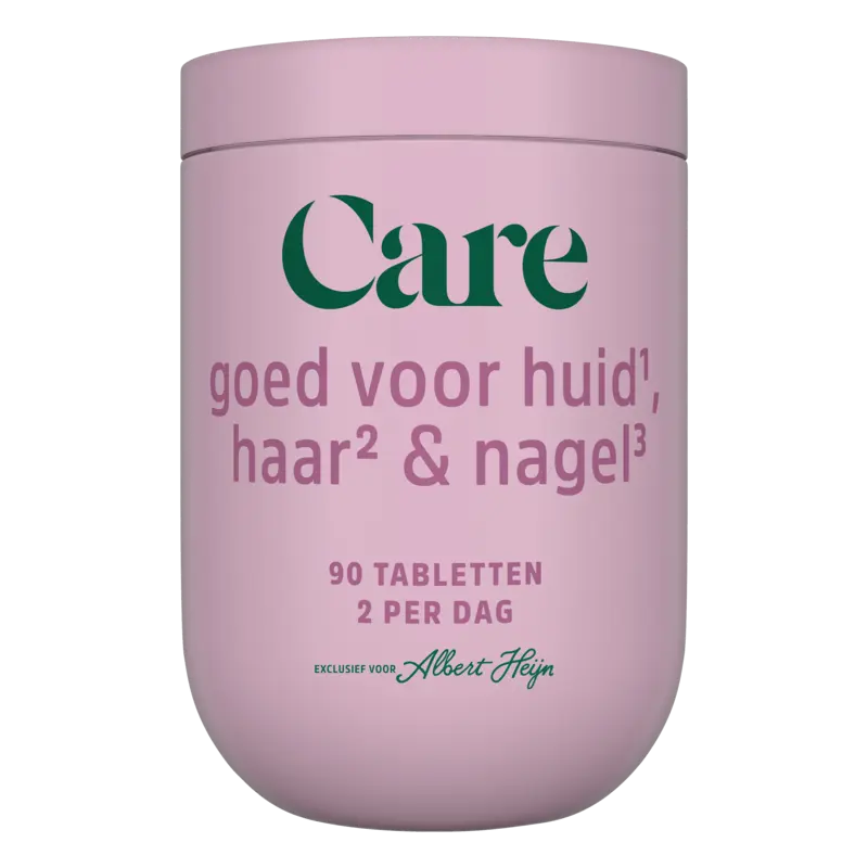 Care Goed voor huid1, haar2 & nagel3