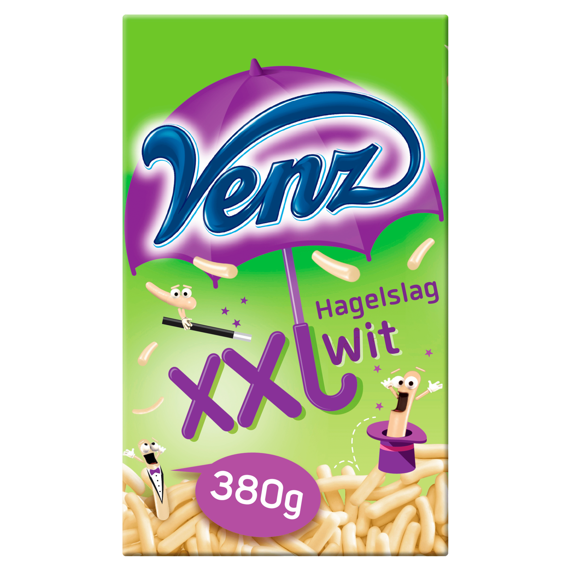 Venz Chocoladehagel XXL wit