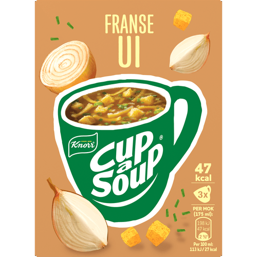 Knorr Cup-a-soup franse ui 3 st.