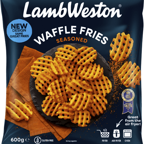 Lamb Weston Waffle fries seasoned