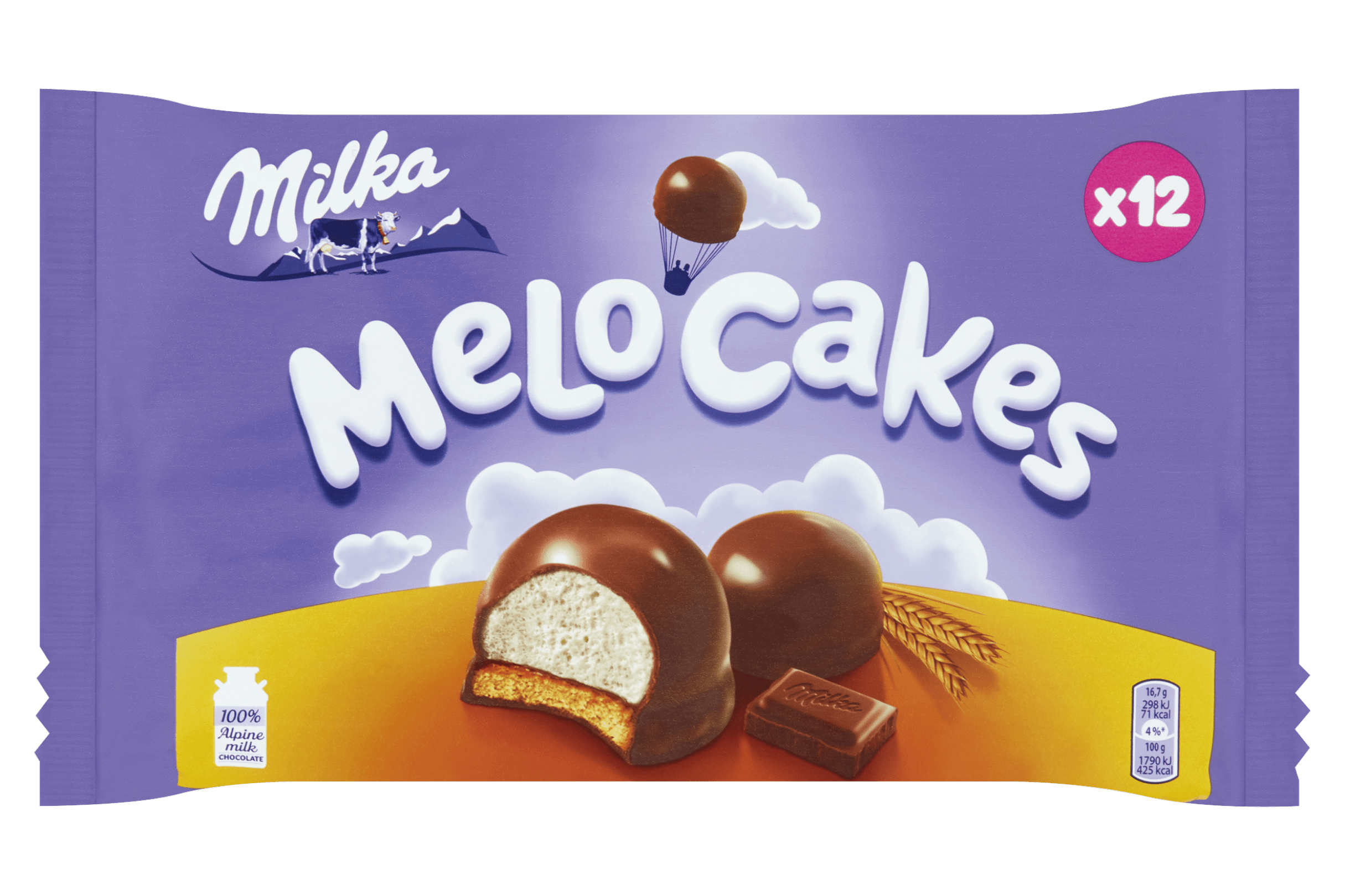 Milka Melo-Cakes Chocolade Cakejes
