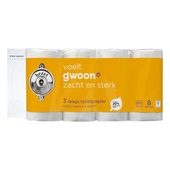 g'woon toiletpapier 3-laags