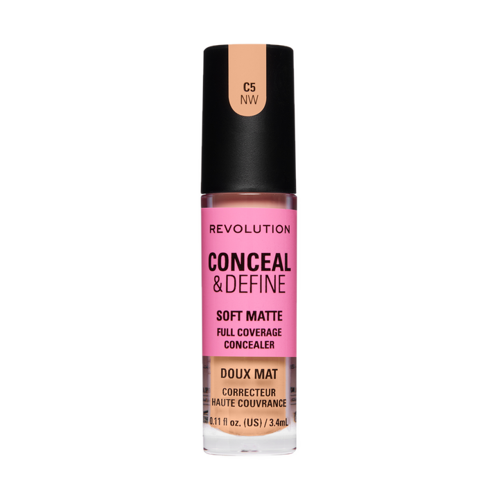 Revolution Conceal And Define Full Coverage Concealer C5Nw 
