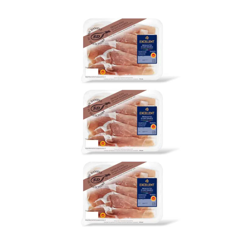 AH Excellent Prosciutto di san daniele 3-pack