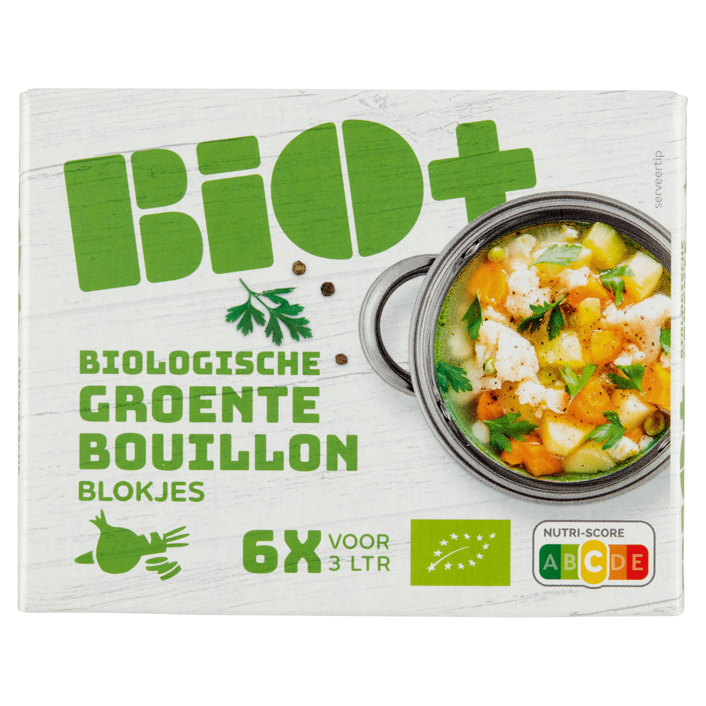 BIO+ Bouillon groente 6 blokjes