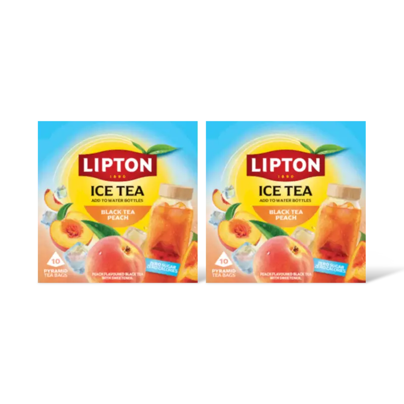 Lipton Ice tea black tea peach infusion 2-pack