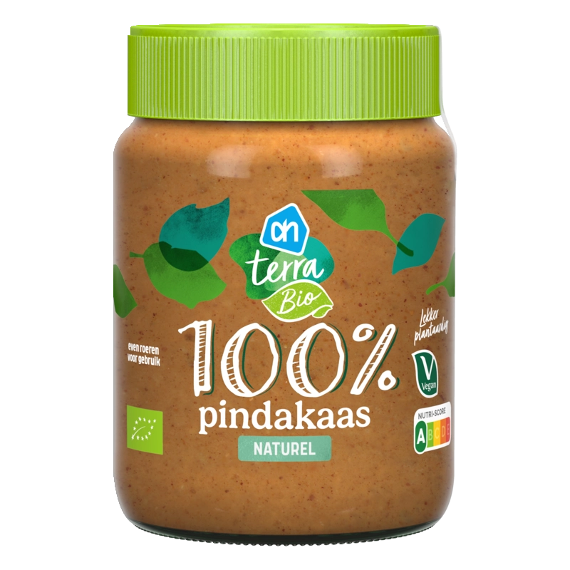 AH Terra Plantaardig biologisch 100% pindakaas