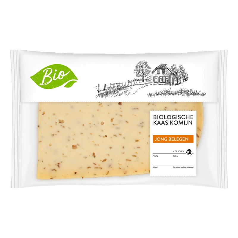 AH Biologisch Jong belegen komijn 50+ plakken