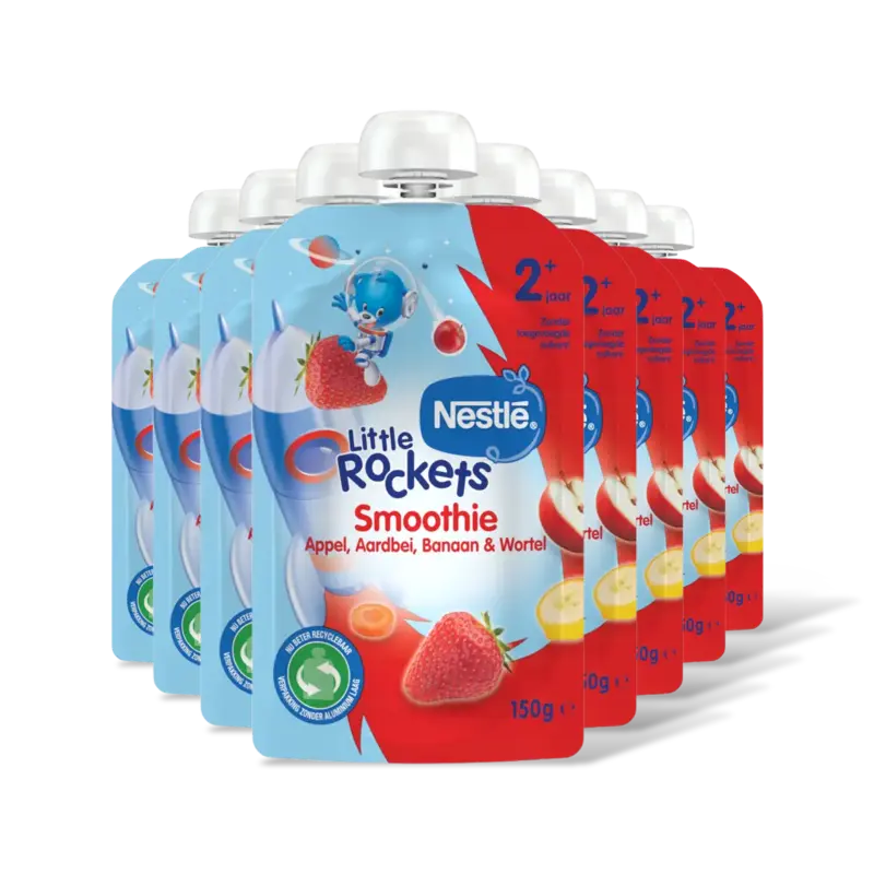 Nestlé Smoothie aardbei appl banan wortl 2+ 8pk