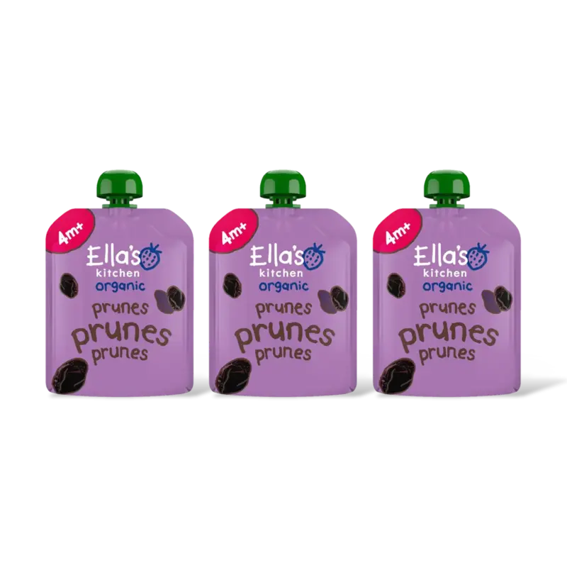 Ella's kitchen Biolgische pruimen 4m+ 3-pack