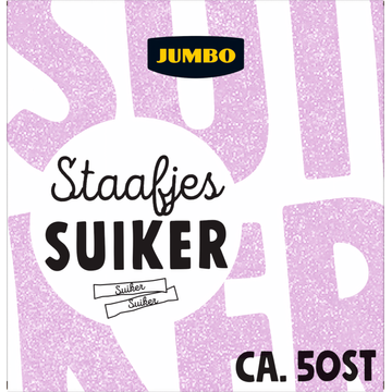 Jumbo Suiker Staafjes ca. 50 Stuks