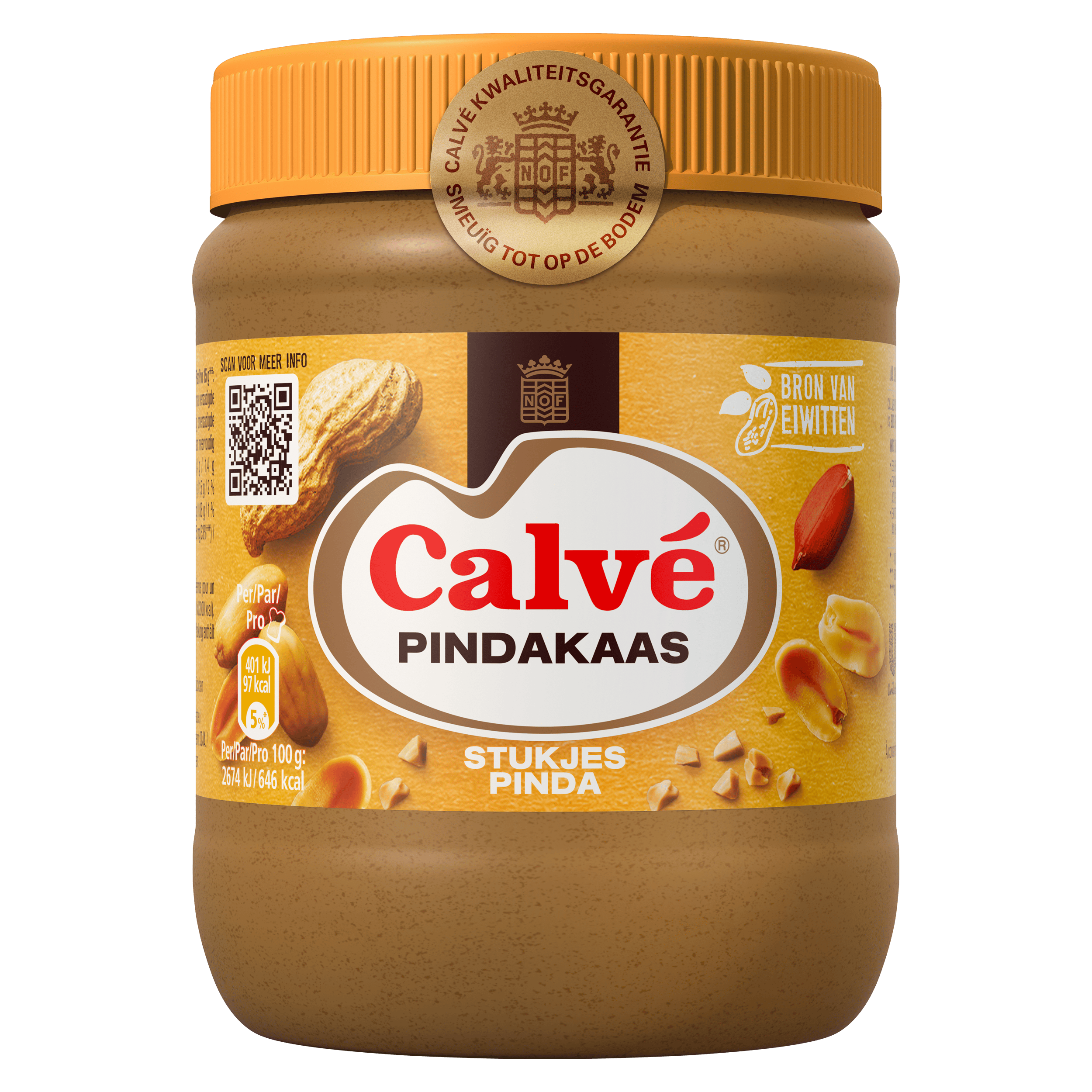Calvé Pindakaas stukjes pinda