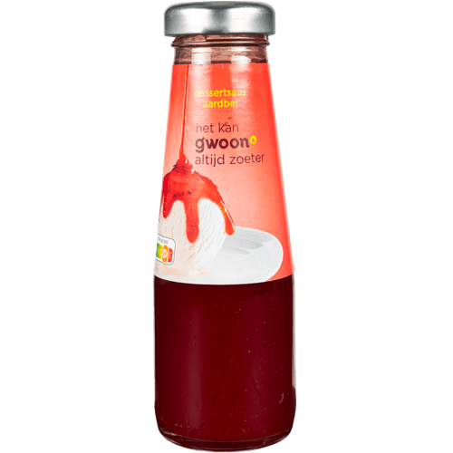 G'woon Dessertsaus aardbei