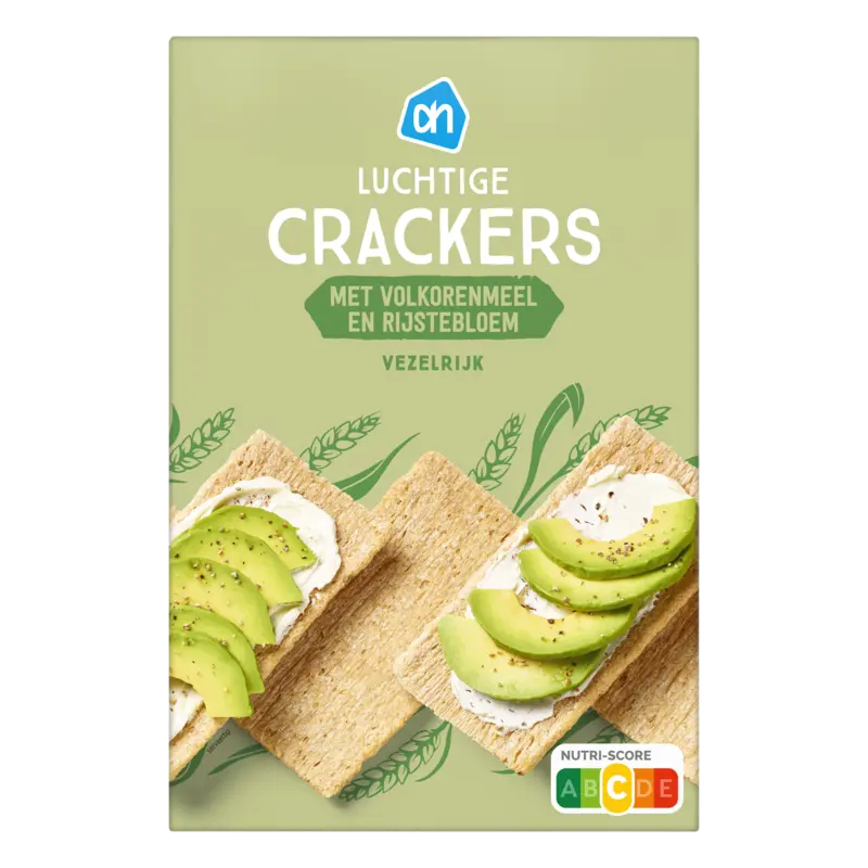 AH Luchtige crackers volkorenmeel