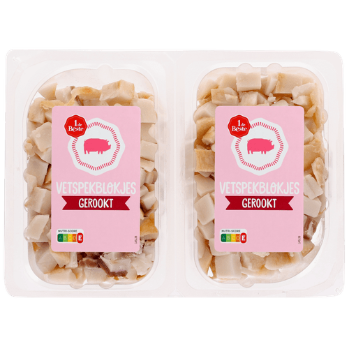 1 de Beste Vetspekblokjes duo gerookt