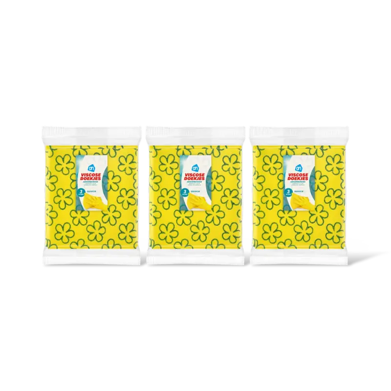 AH Viscosedoekjes 3-pack