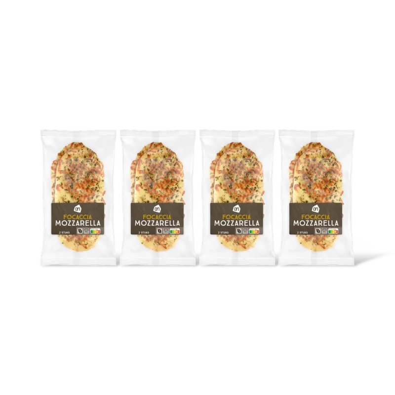 AH Focaccia mozzarella 4-pack