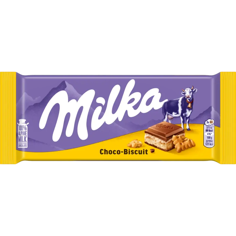 Milka Chocoladereep choco-biscuit