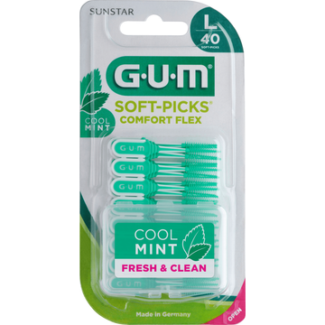 GUM Soft-Picks Comfort Flex L 40 Stuks