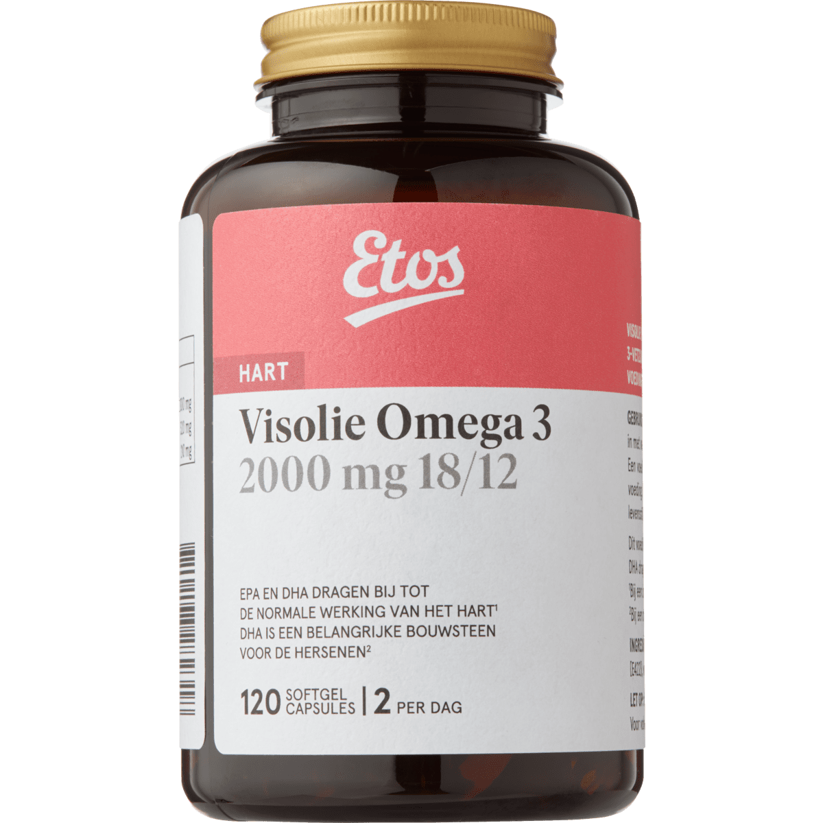 Etos Visolie Omega 3 2000 MG 18/12 Capsules 120 stuks