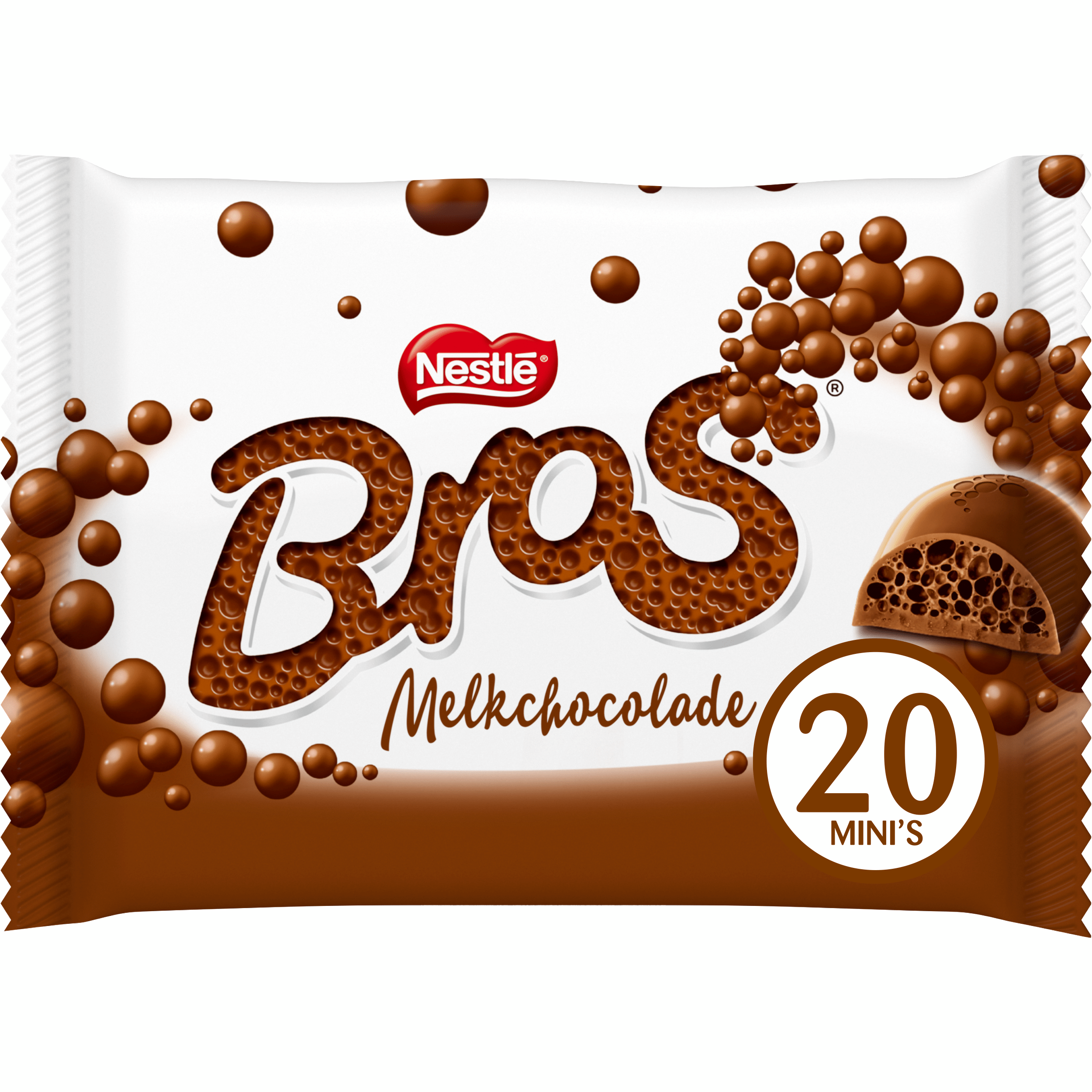 Bros Mini melk chocolade uitdeelzak