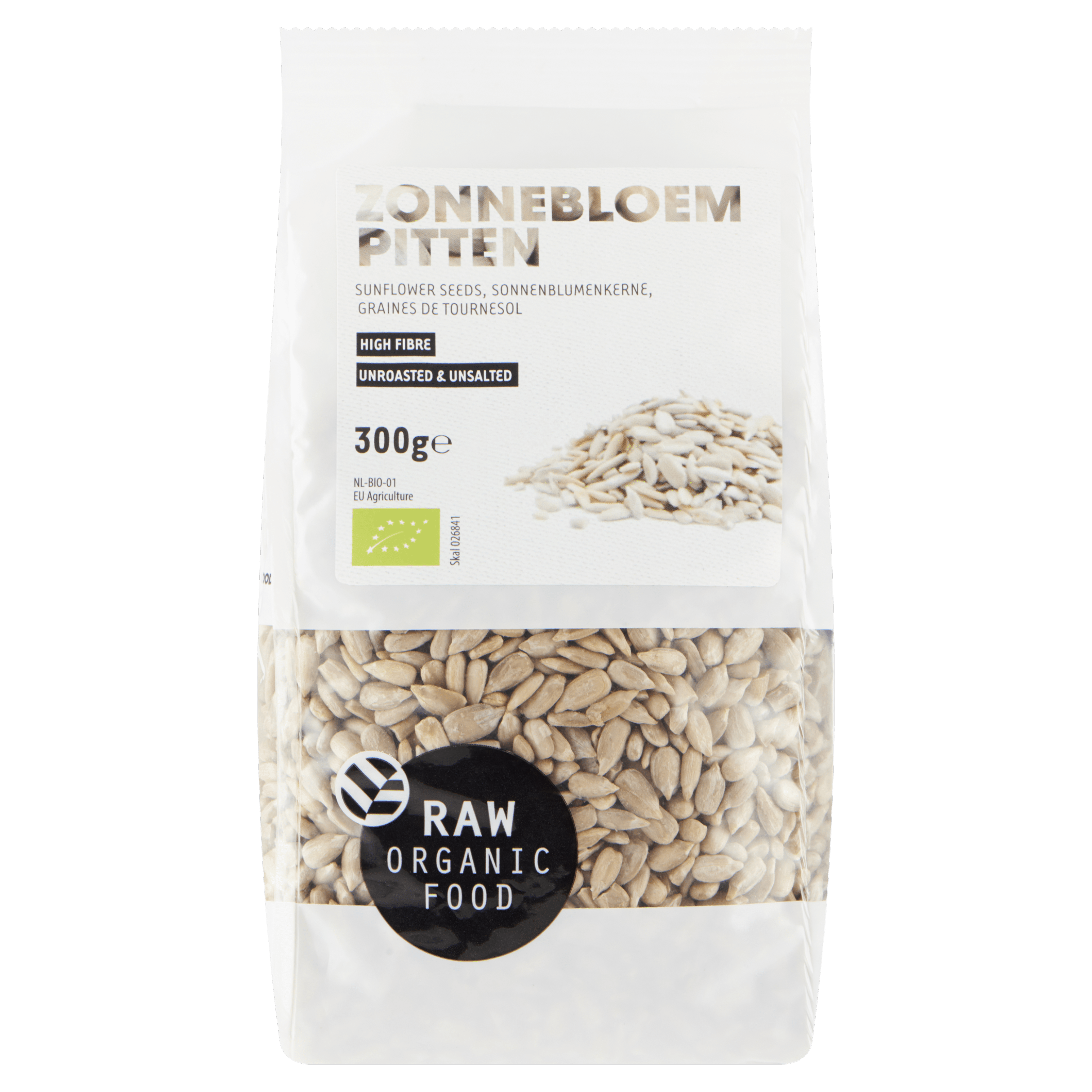 Raw Organic Food Zonnebloempitten biologisch