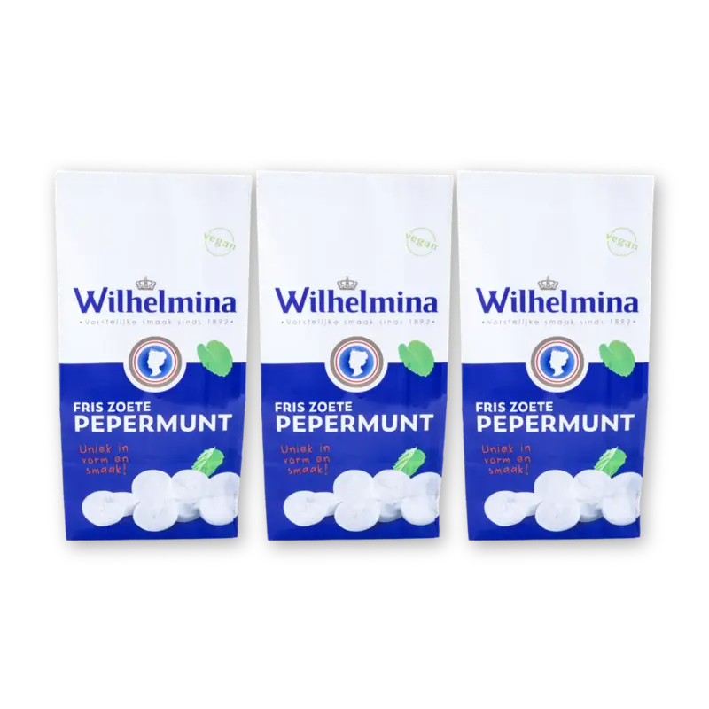 Wilhelmina Pepermunt 3-pack