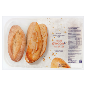 G'woon Pistolets Rustiek Wit