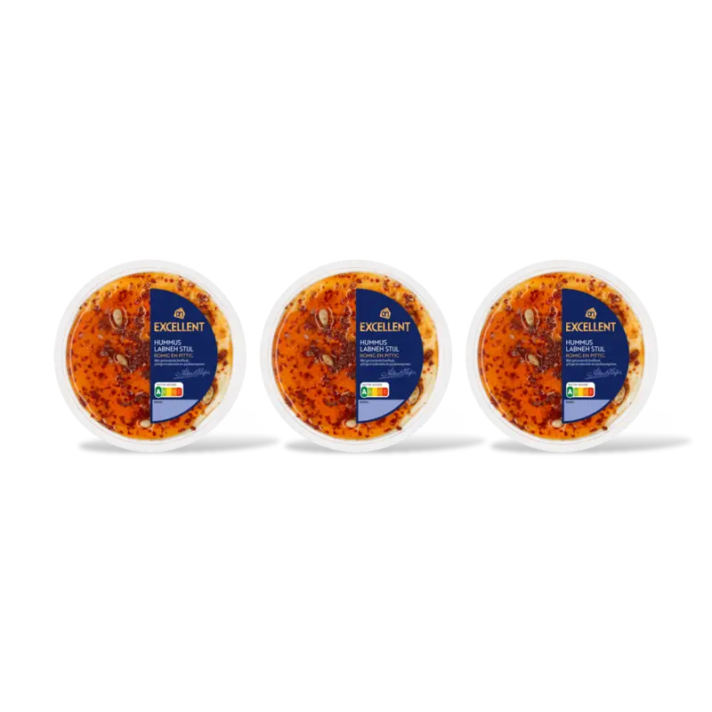 AH Excellent Hummus labneh stijl 3-pack