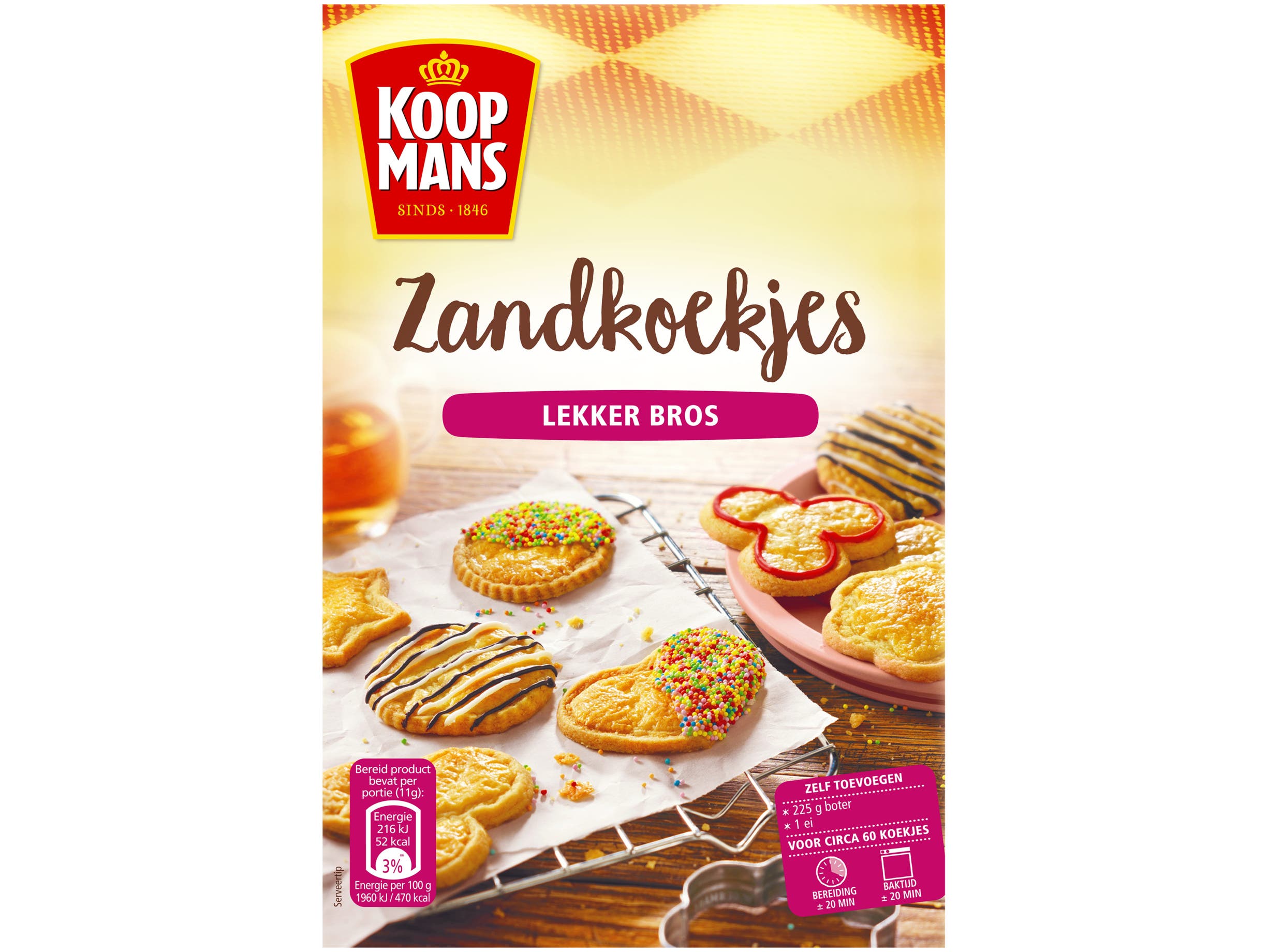 Mix zandkoekjes