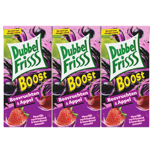 Dubbelfrisss Bosvrucht-appel boost