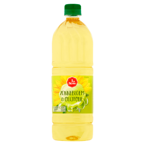 1 de Beste Zonnebloem-en olijfolie