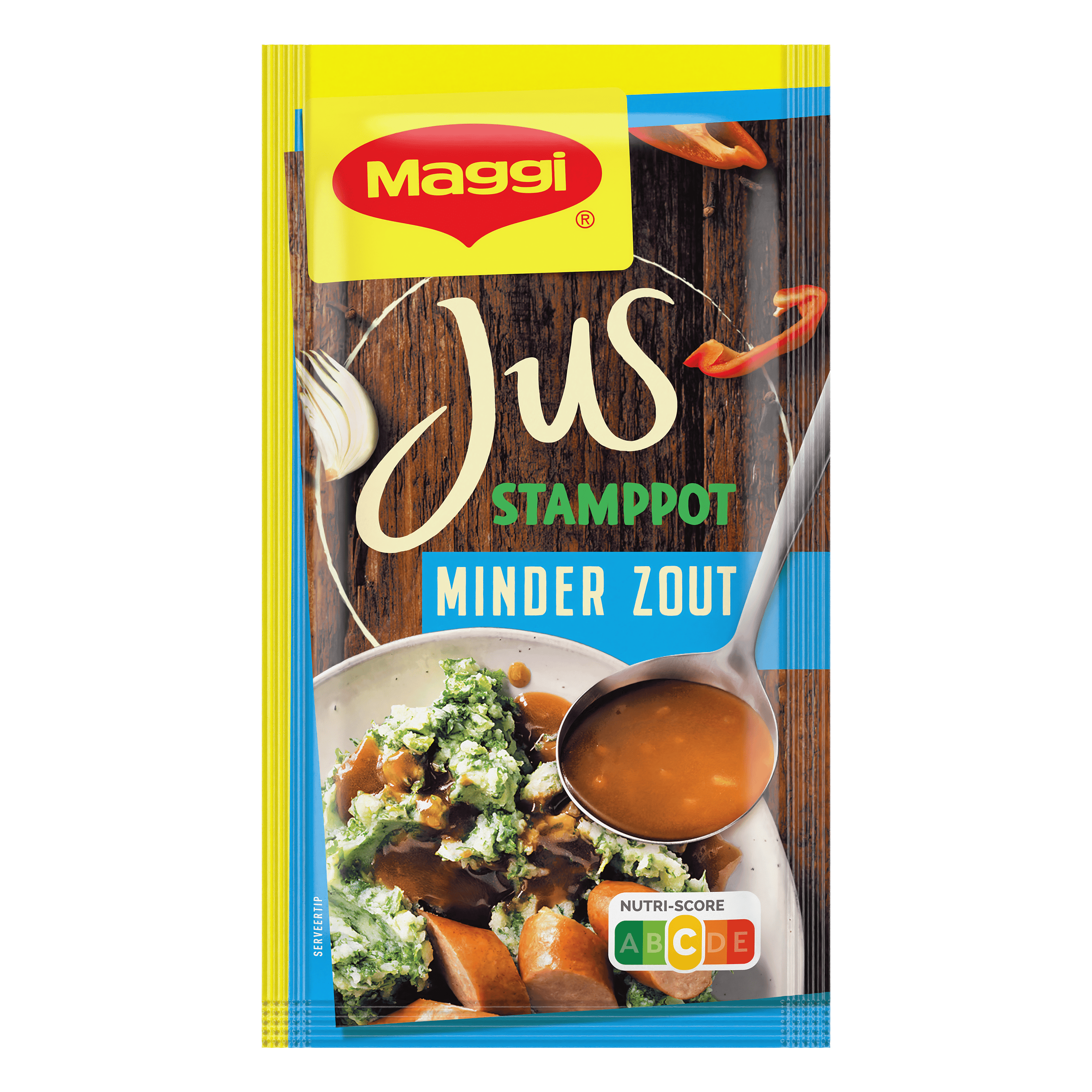Maggi Jus minder zout voor stamppot