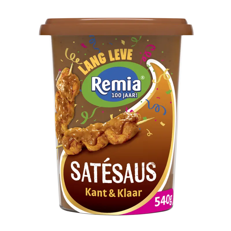 Remia Satésaus kant & klaar