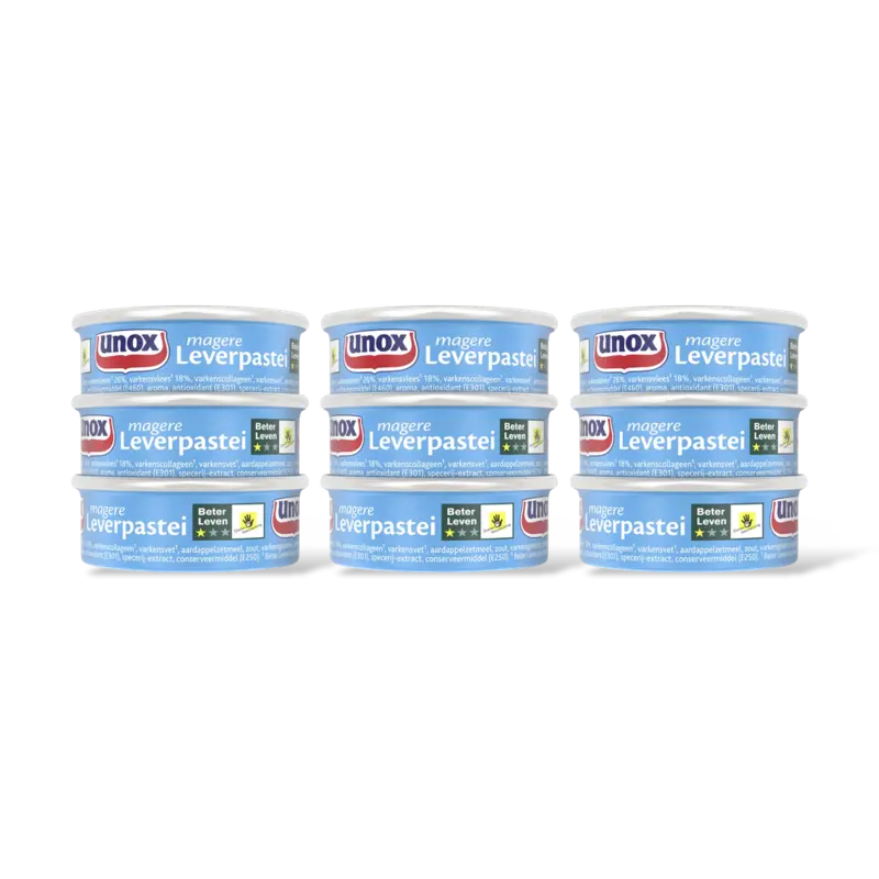 Unox Magere leverpastei 3-pack