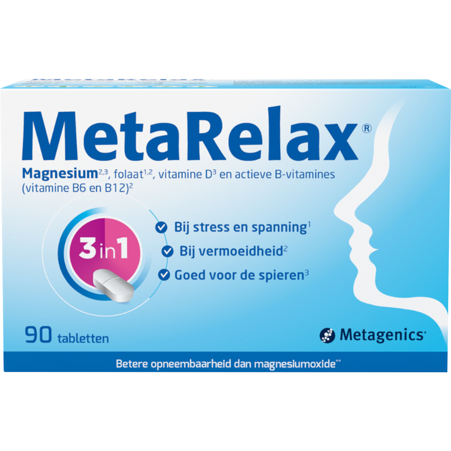 MetaRelax Magnesium 90 Tabeletten