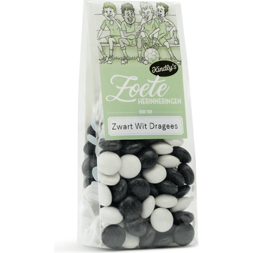 Kindly's Zoete Herinneringen Zwart Wit Dragees 200 g