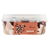 g'woon roomijs drie chocolades