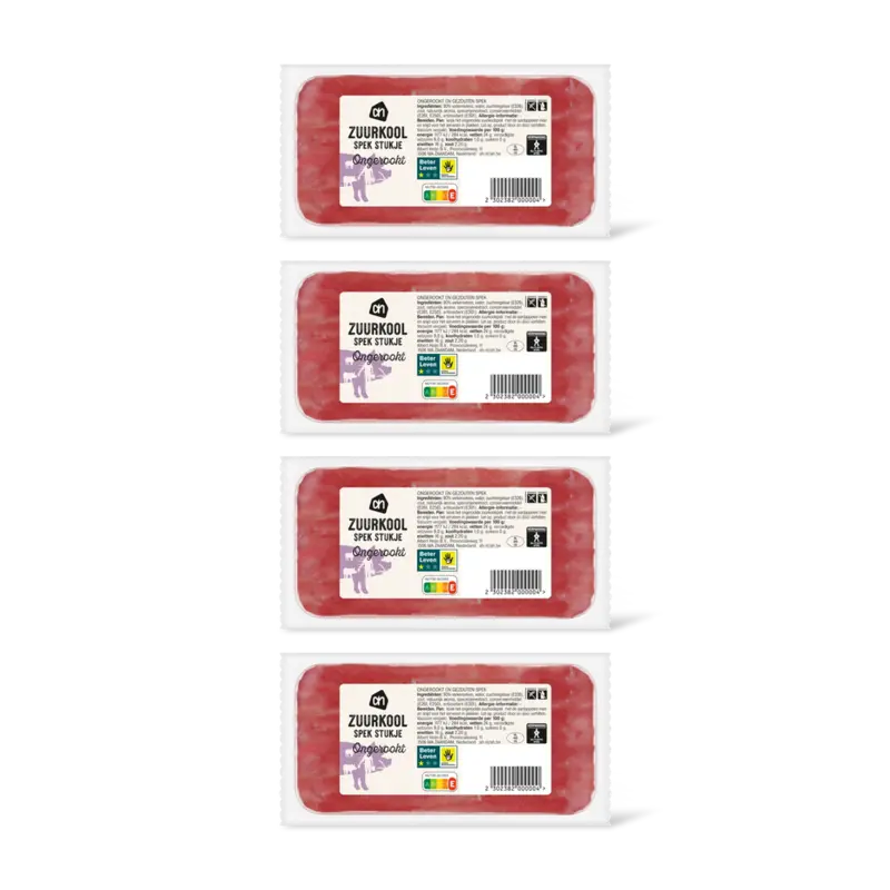 AH Ongekookt zuurkool spek stukje 4-pack