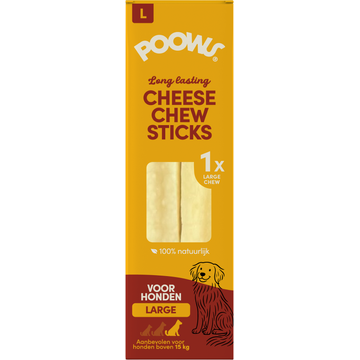 PoOws Kaassticks Medium 2 Stuks