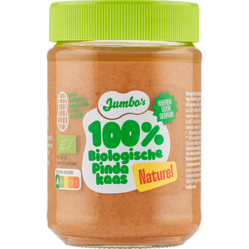 Jumbo's 100% Biologische Pindakaas Naturel 350 g