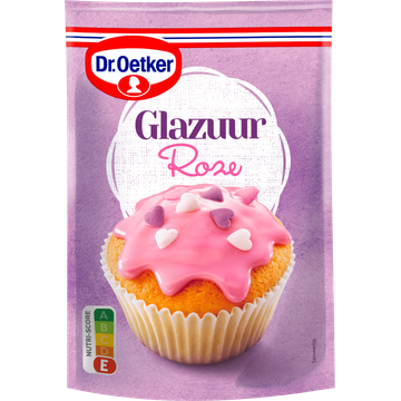 Dr. Oetker Glazuur Roze Taart Versiering 125 g