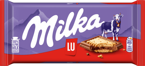 Milka Chocolade biscuit tablet lu
