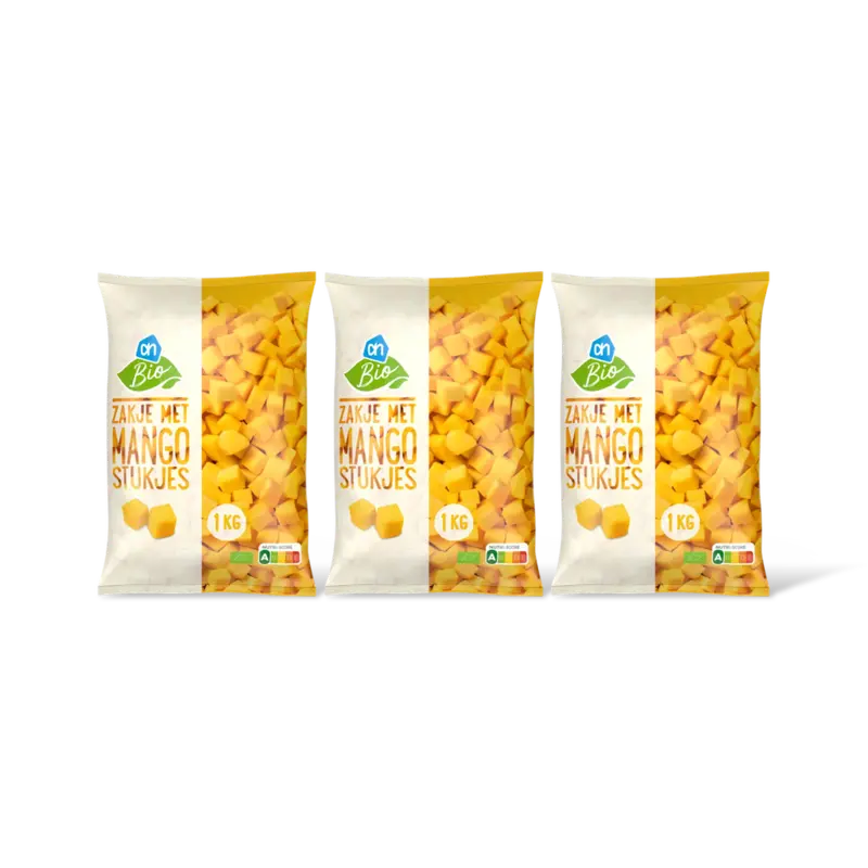 AH Zakje met mango stukjes 3-pack