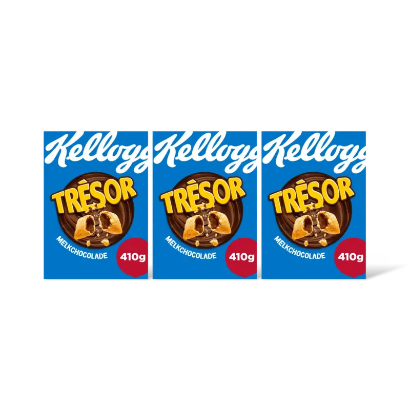 Kellogg's Tresor melk choco 3-pack