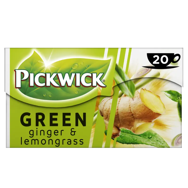 Pickwick Ginger & lemongrass groene thee