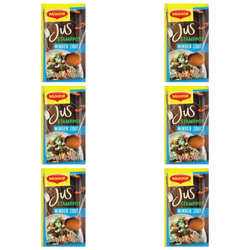 Maggi jus stamppot minder zout 6-pack
